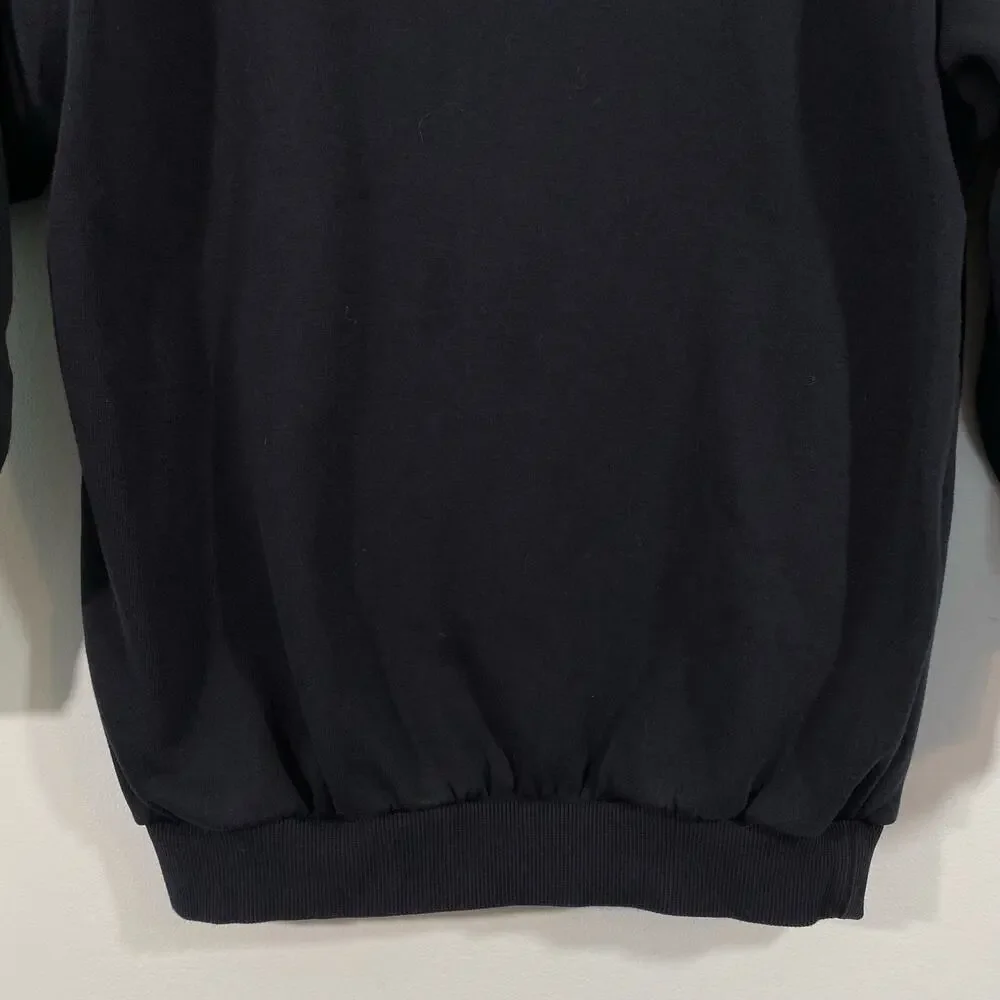 Nike Youth Black Multicolor Graphics Long Sleeve Fleece Sweatshirt Size M